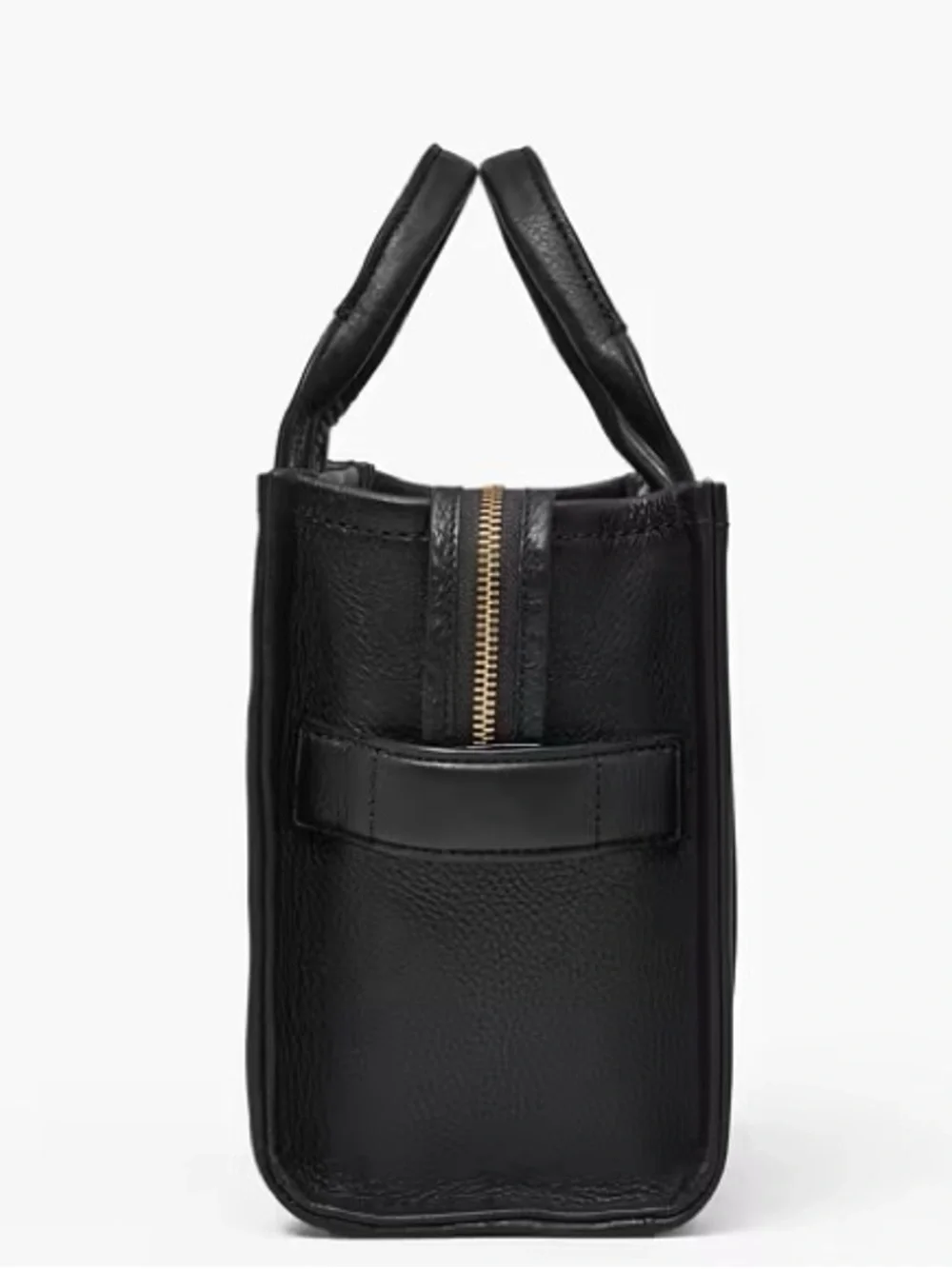 Marc Jacobs Black Pebbled Leather 'The Tote Bag' Top-Handle Tote